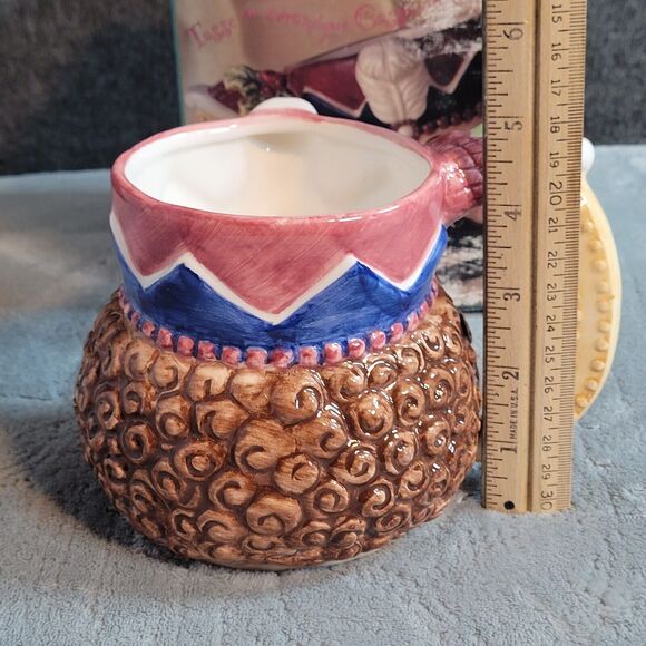 Vintage 1996 Nutcracker Christmas Holiday Mug 20 oz Cup Nuts~Candy~Planter w/Box - Picture 5 of 15
